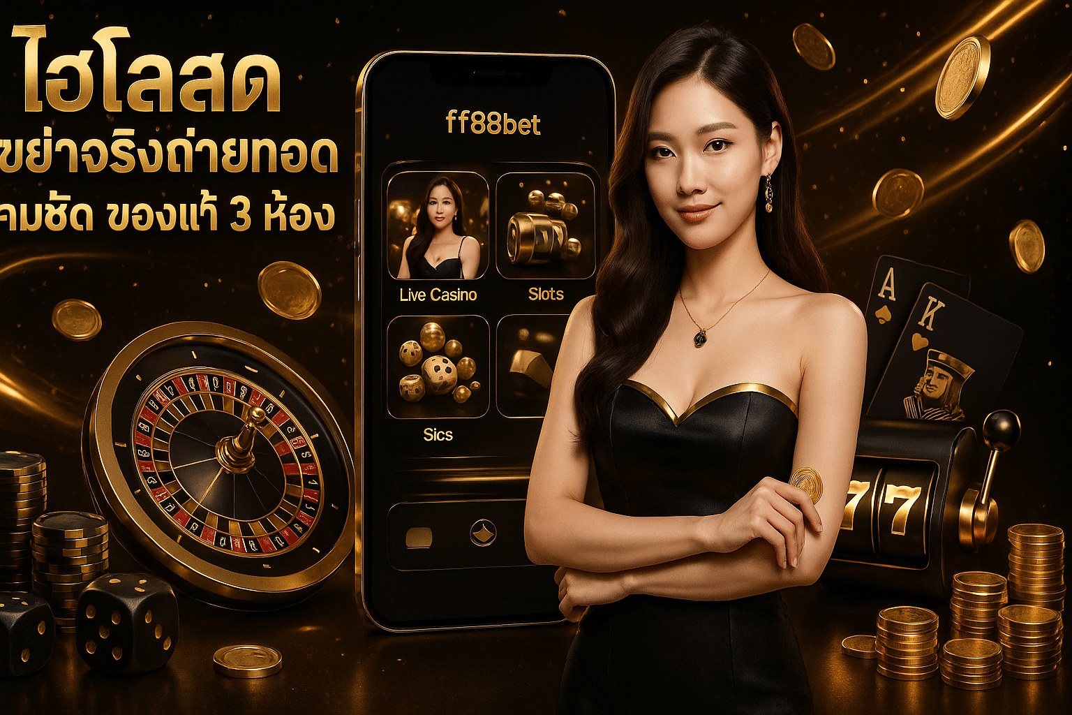 ไฮโลสด เขย่าจริงถ่ายทอด