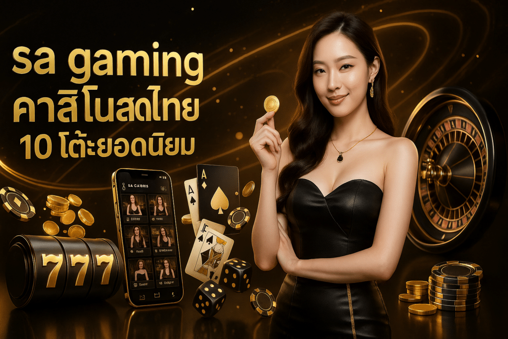 sa gaming คาสิโนสดไทย